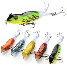 Strike Maxx Whopper Plopper Frog Top Water Prop Bait 3.6 inch