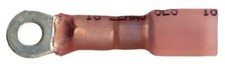 Heat Shrink Crimp Solder Ring Terminal 22-18 Gauge - 10 Pack - Made in the USA