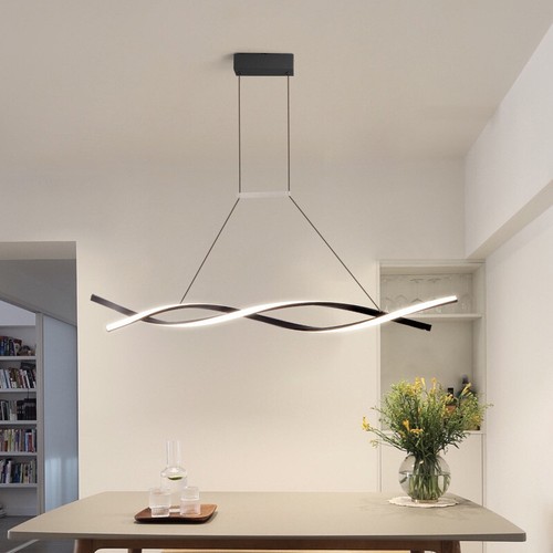 LED Pendant Light Kitchen Black Chandelier Lighting Home Lamp Bar Ceiling Lights - Picture 11 of 12