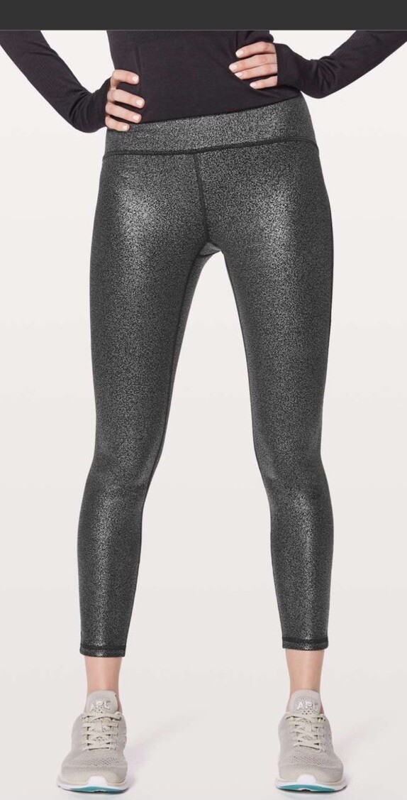 ALTRA LULULEMON TRAIN TIMES 7 8 PANTALONI PELLICOLA LUMINOSITÀ TAGLIA 4