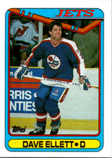 Dave Ellett 1990 Topps #104   Winnipeg Jets