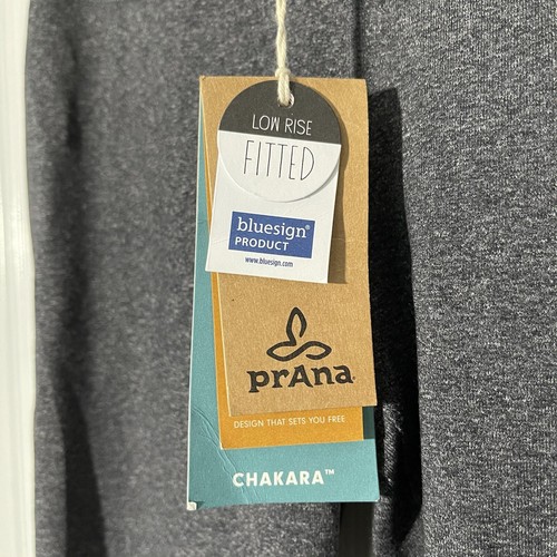 Prana Womens Ashley Leggings NWT Sz Medium M low rise fitted Gray - Picture 5 of 5