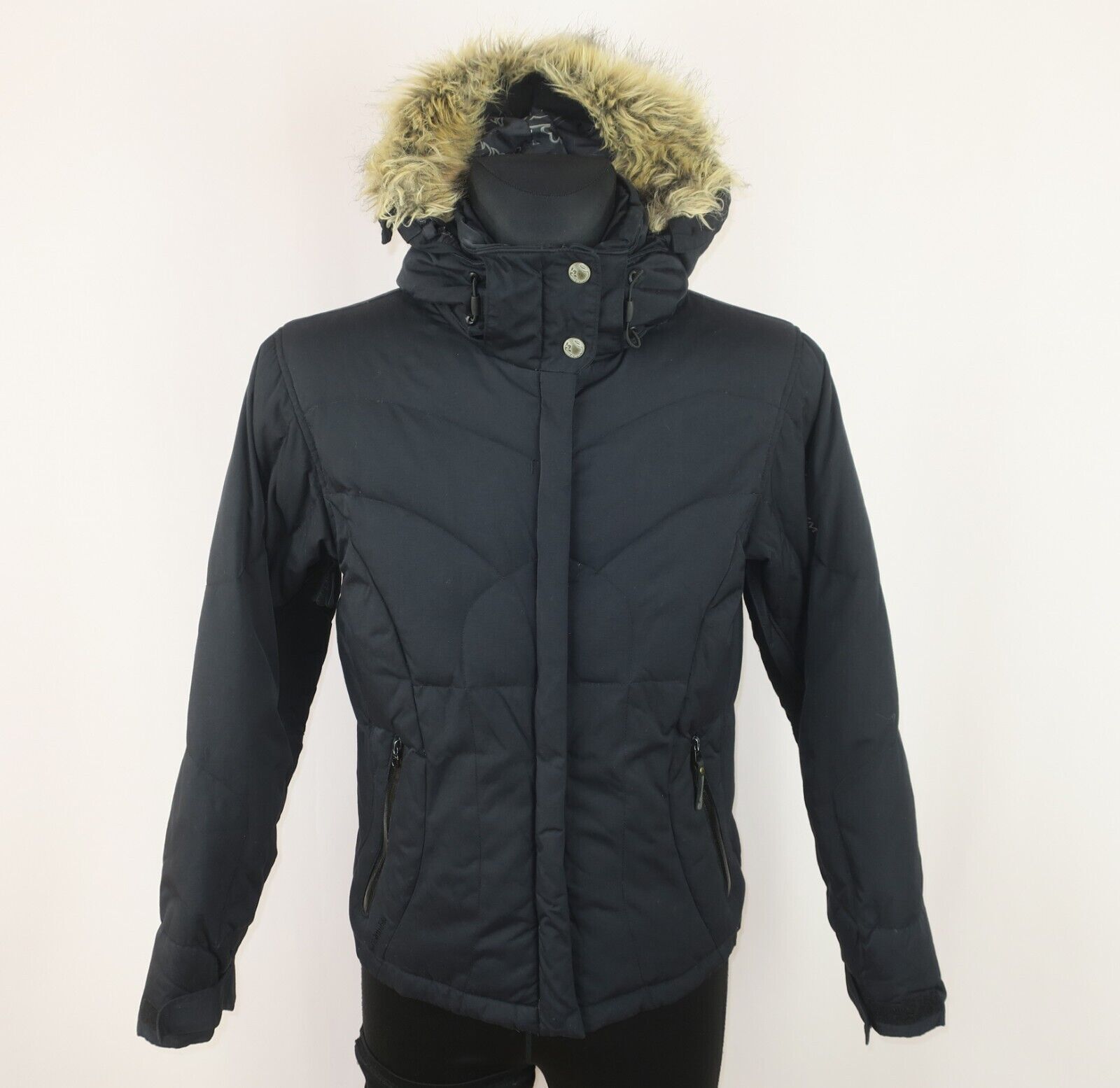 CHAQUETA DE ESQUÍ DE PLUMAS CON CAPUCHA DE TITANIO COLOMBIA PARA MUJER talla M