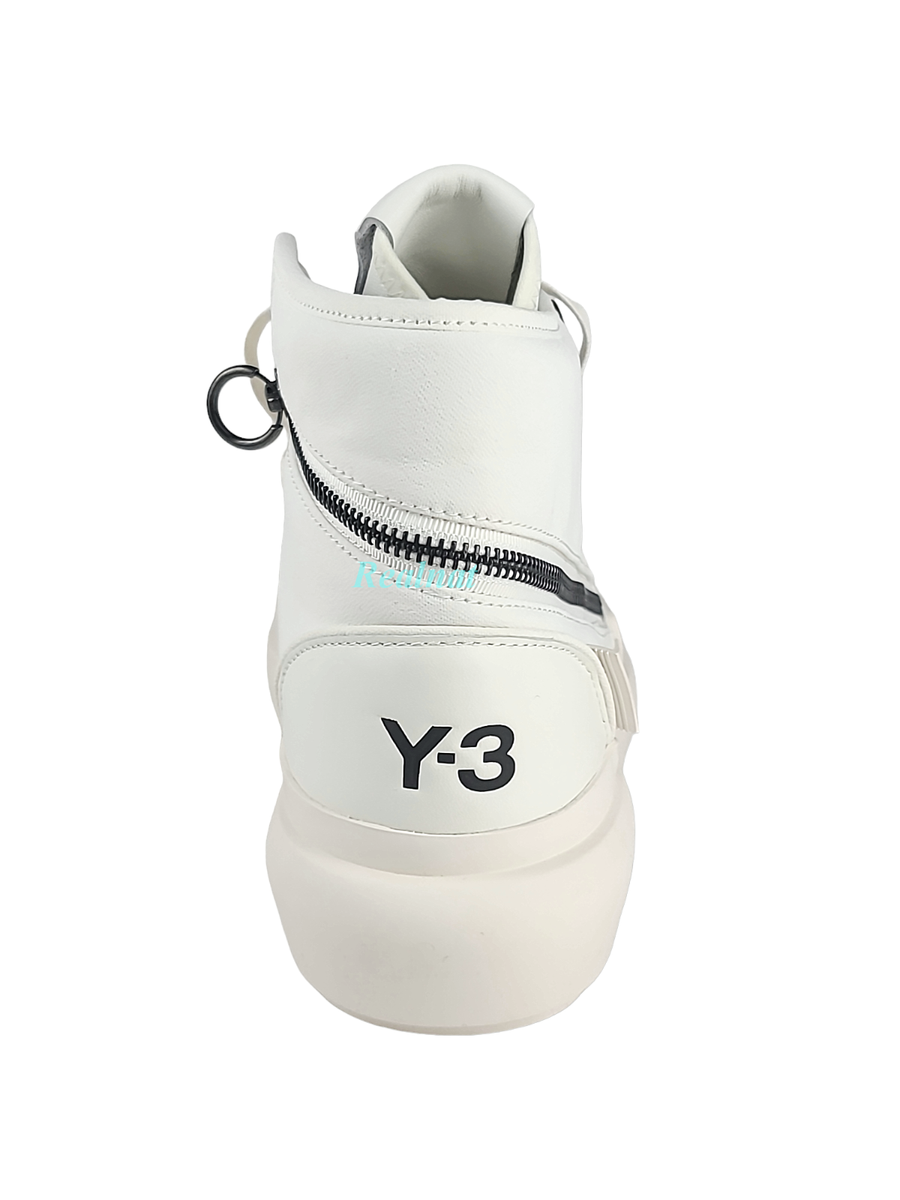 ADIDAS YOHJI YAMAMOTO Y-3 WHITE AJATU COURT HIGH NEW SHOES 7 M / 8