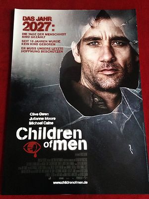 Children of Men Kinoplakat Poster A1, Clive Owen, Julianne Moore