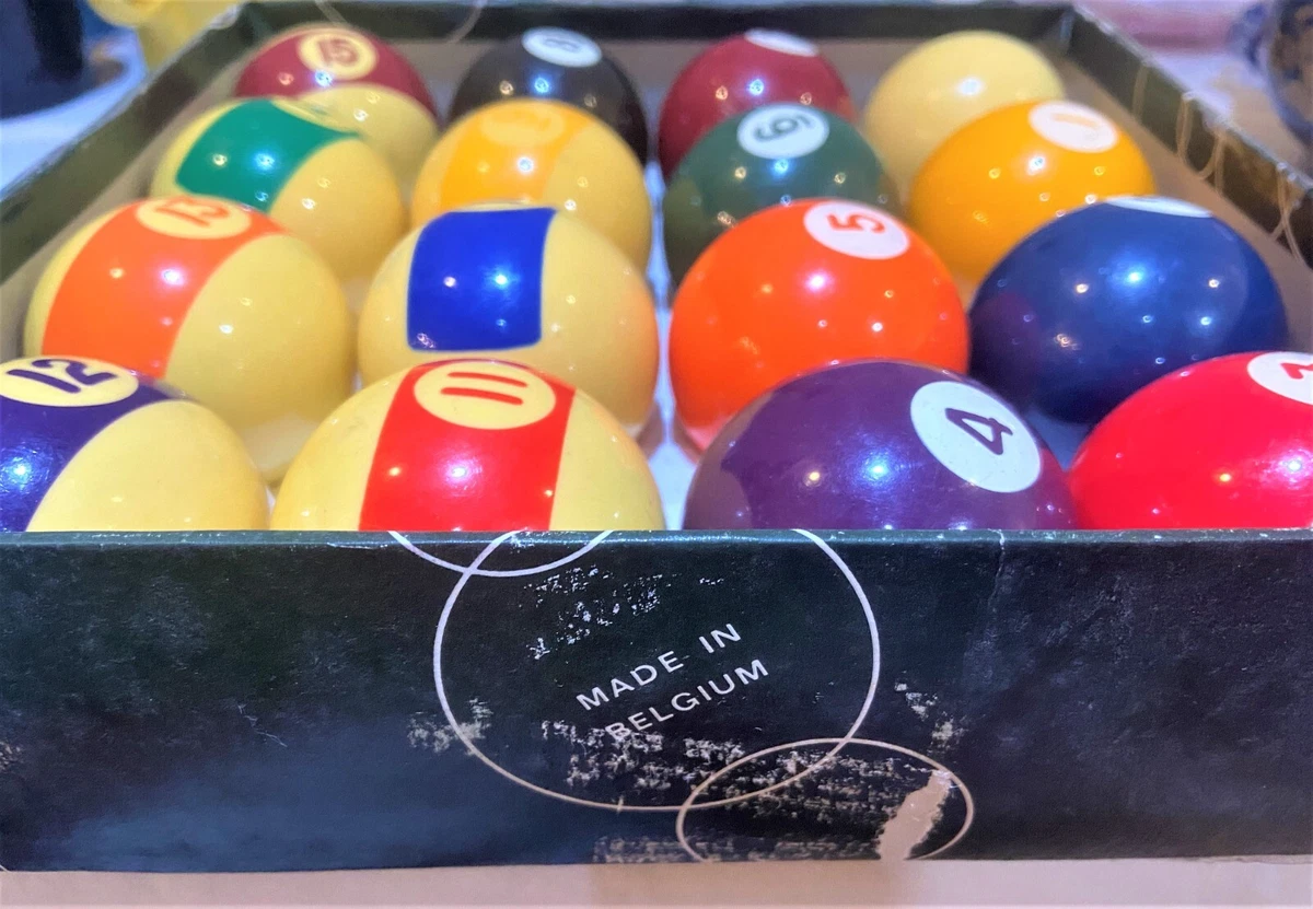 Pool Balls Made In Belgium