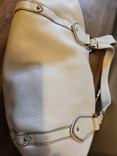 Cole Haan White Leather Shoulder Bag - Picture 11 of 11
