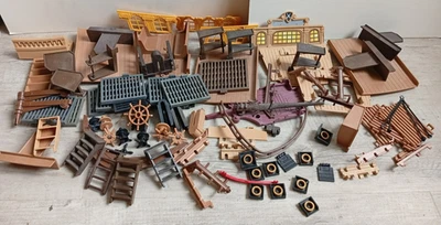 Playmobil gros lot Vrac piece bateau pirate proue canon - Photo 1/4