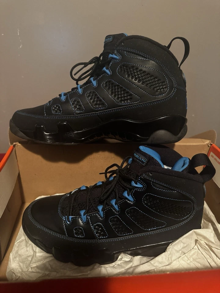 Jordan 9 Retro 2013 Foto Azul Negro Parte Inferior B Talla 9.5 Foto 2 de 4