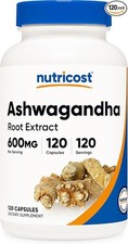 Nutricost Ashwagandha 600 mg, 120 Capsules