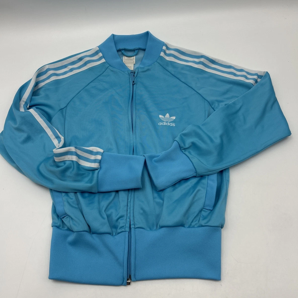 adidas Track Jacket Blue Women's Activewear for sale | eBay