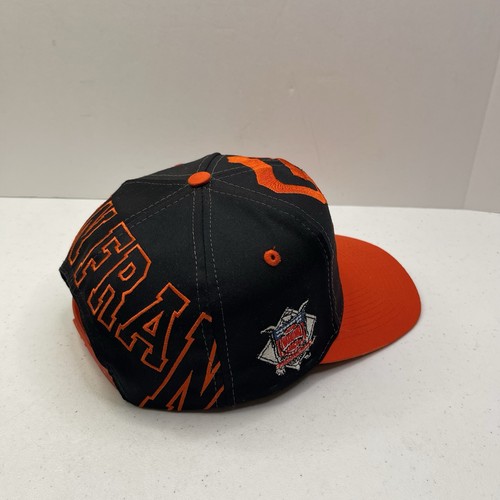 VINTAGE SAN FRANCISCO GIANTS BLOCKHEAD MÜTZE DRUCKKNOPFLASCHE LOGO SPORTLICH - Bild 5 von 10