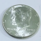 1964 Kennedy Half Dollar (90% Silver ) MS MINT STATE DETAILS FREE SHIP #8533