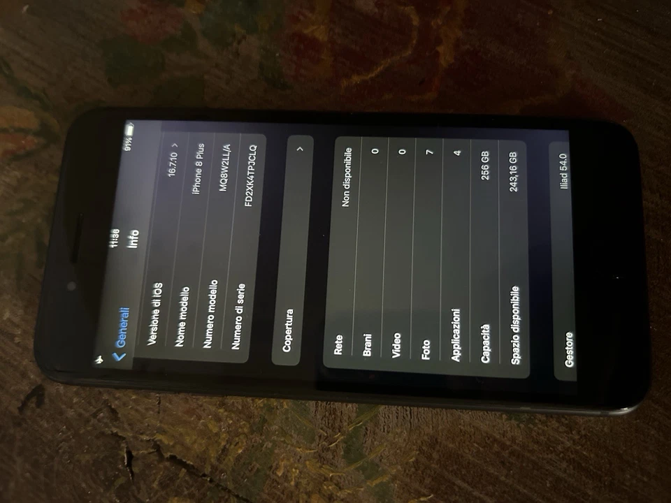 iphone 8 plus 256 gb - Immagine 4 di 4