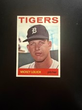 1964 Topps Baseball - #128 Mickey Lolich - Rookie Card (RC) - NM+. rookie card picture