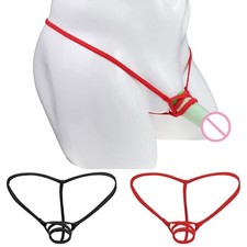 Mens G-string Briefs-Bikini-Underwear-T-back String Thong Panties Underpants