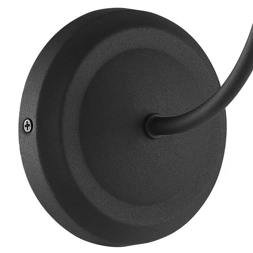 Crystorama Sylvan 15 3/4" Black Finish White Linen Shade Wall Sconce - Picture 5 of 7