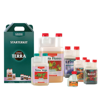 CANNA Terra Starter-Set 5L Dünger und Zusätze für optimale Pflanzenpflege