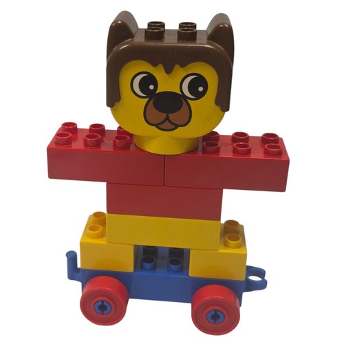 VTG Lego Duplo 2331 Barney the Skateboard Bear Complete 8 Bricks No box/Manual - Picture 1 of 6