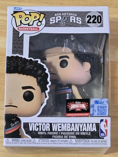 VICTOR WEMBANYAMA NBA FUNKO POP 2026 TARGETCON EXCLUSIVE IN HAND READY 2 SHIP!!