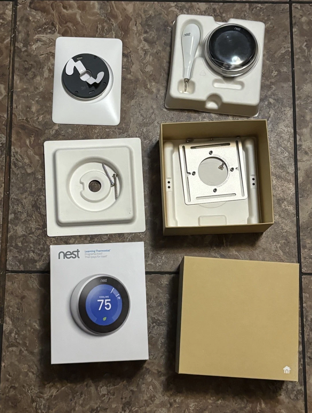 Nest Learning Thermostat - 3rd Generation Stainless Steel