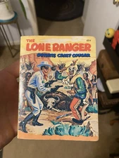 Vintage Lone Ranger Outwits Crazy Cougar Western Paperback