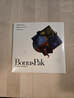 vintage os software  OS/2 WARP 3 Greek BonusPak Disk