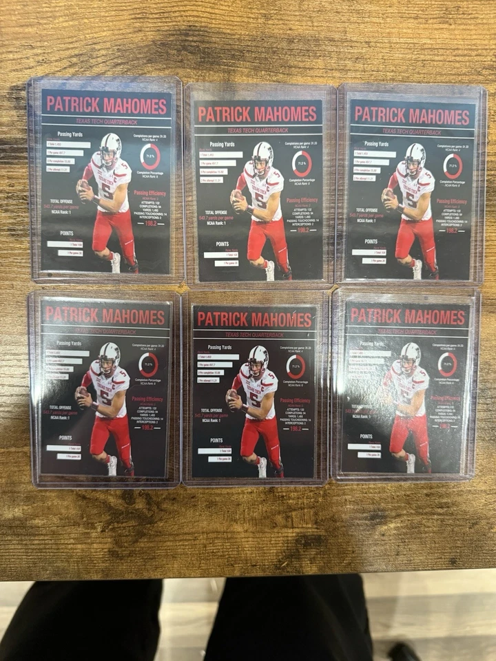 2016 Rated Rookie Patrick Mahomes Texas Tech - Image 3 of 3