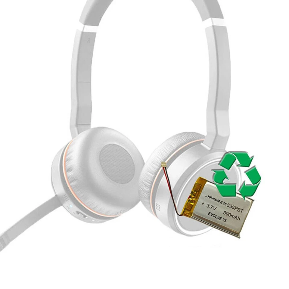 HR-KOM Reparatur Akku Austausch Jabra Evolve 75 Headset Evolve75 Batterie defekt