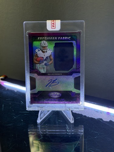 2025 Panini Certified Jaydon Blue RPA /399 Purple Freshman Fabric Dallas Cowboys