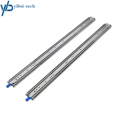 1 Pair Locking Drawer Slides 40" Full Extension & Lock 500 lb Load Capacity