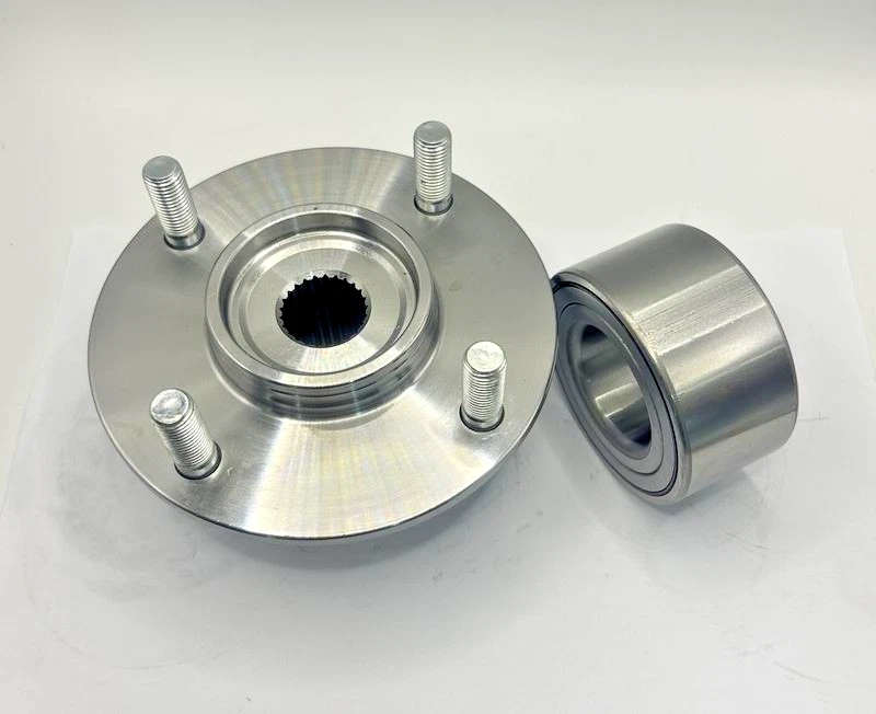 Conjunto de buje y cojinete de rueda delantera para Mitsubishi Mirage 1995 1996 1997-2003 X2 Foto 3 de 4