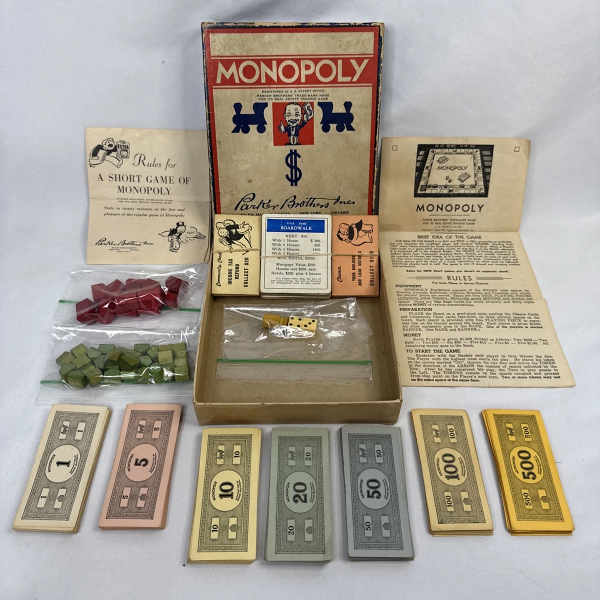 1935 Monopoly Board & Traditional Games for sale - eBay