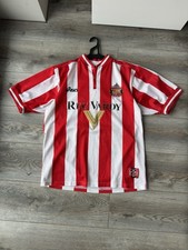 Vtg Asics Sunderland 1999-00 Home Jersey Player Issue Size M