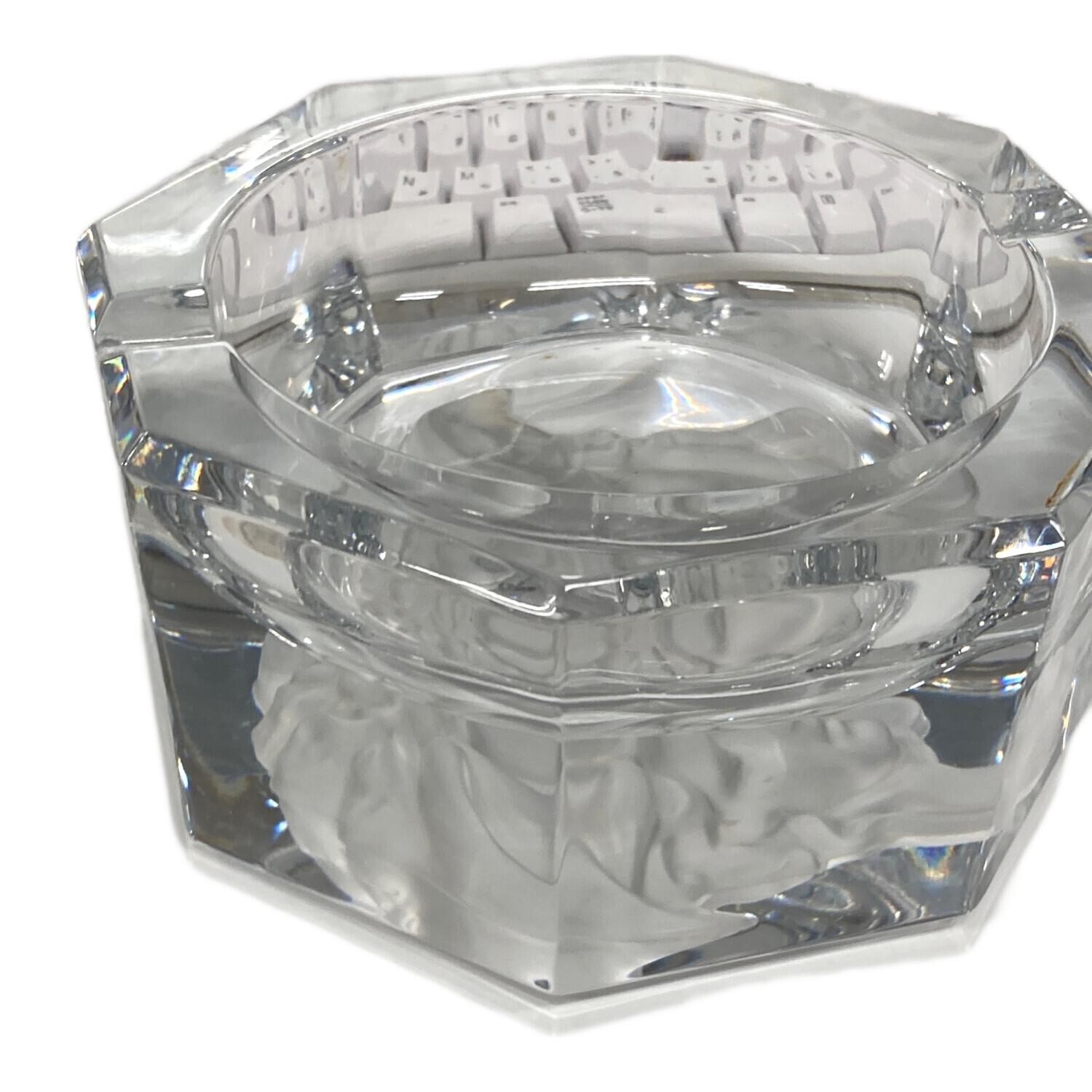 Versace Crystal Ashtray - Used Decorative Glass Ashtray for Home or Office thumbnail 5