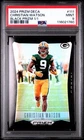2024 Panini Prizm Deca Football Black Christian Watson #111 PSA 9