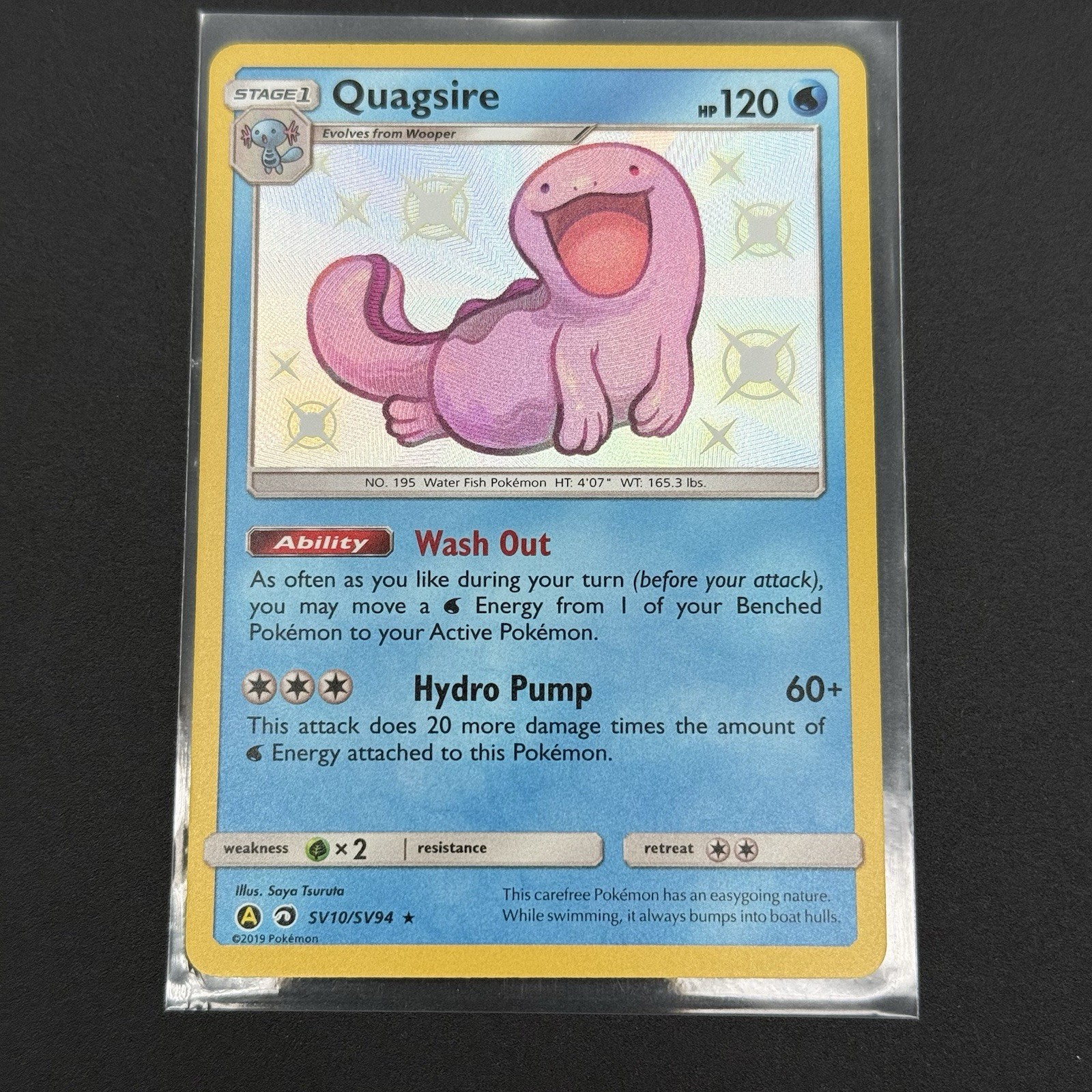 Quagsire sv10/sv94 Hidden Fates Shiny Vault