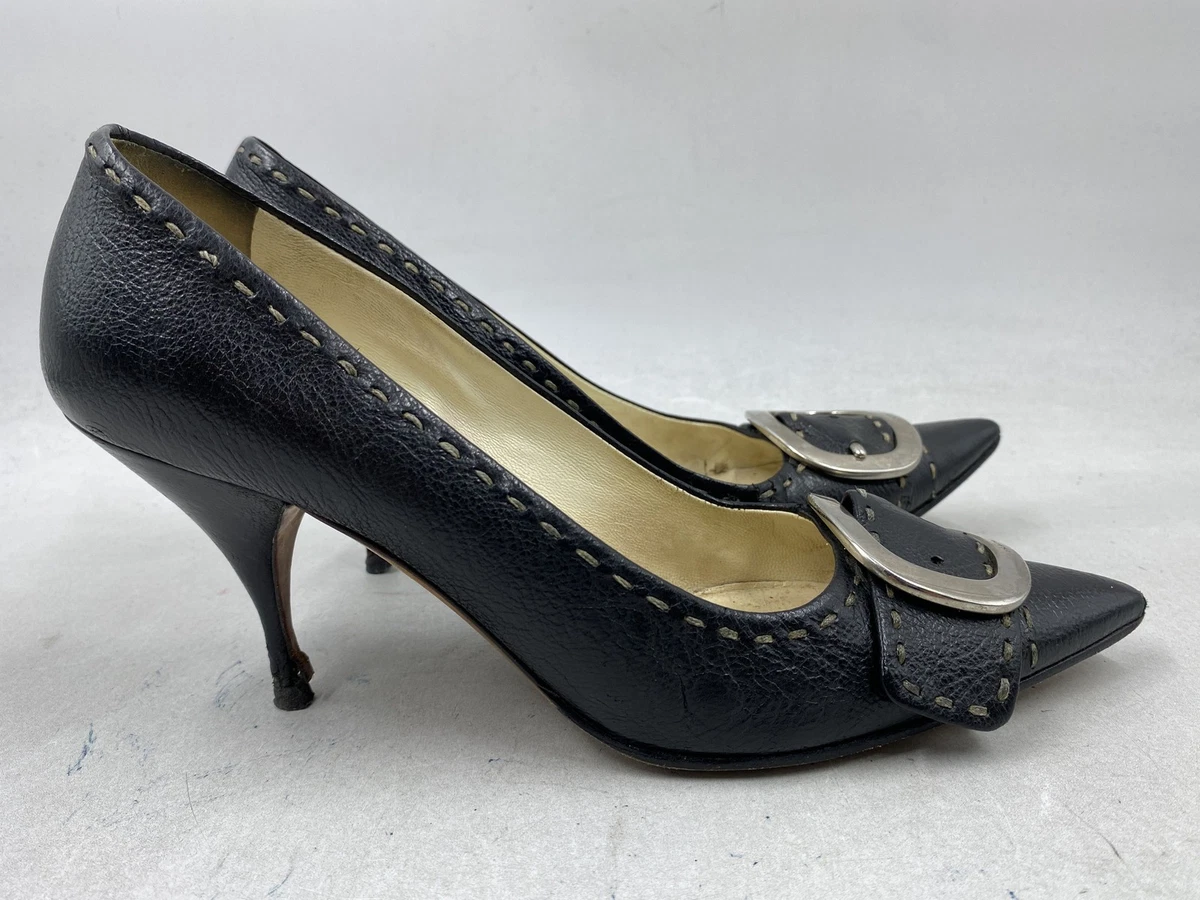 PRADA Buckle Leather Upper Heels for Women for sale | eBay