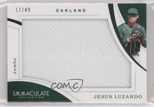 2020 Panini Immaculate Jumbo Relics 17/49 Jesus Luzardo #J-JL v1x