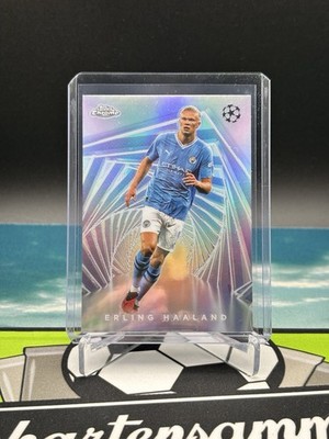 2024 TOPPS UCL Chrome Soccer Hobby Masters Case Hit Card Erling Haaland Man City