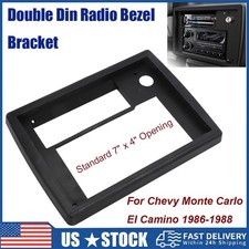 Double Din Radio Bezel Bracket For Chevy Monte Carlo El Camino86-88 7x4opening
