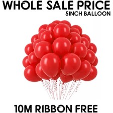 100 X Latex PLAIN BALOON BALLONS helium BALLOONS Quality Party Birthday Wedding