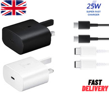 Genuine 25W for Samsung Galaxy S20 S23 S24 S21 S21 S22 Super Fast Charger Cable