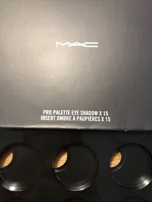 MAC Pro Palette Eye Shadow x 15 Insert Only - EMPTY | eBay
