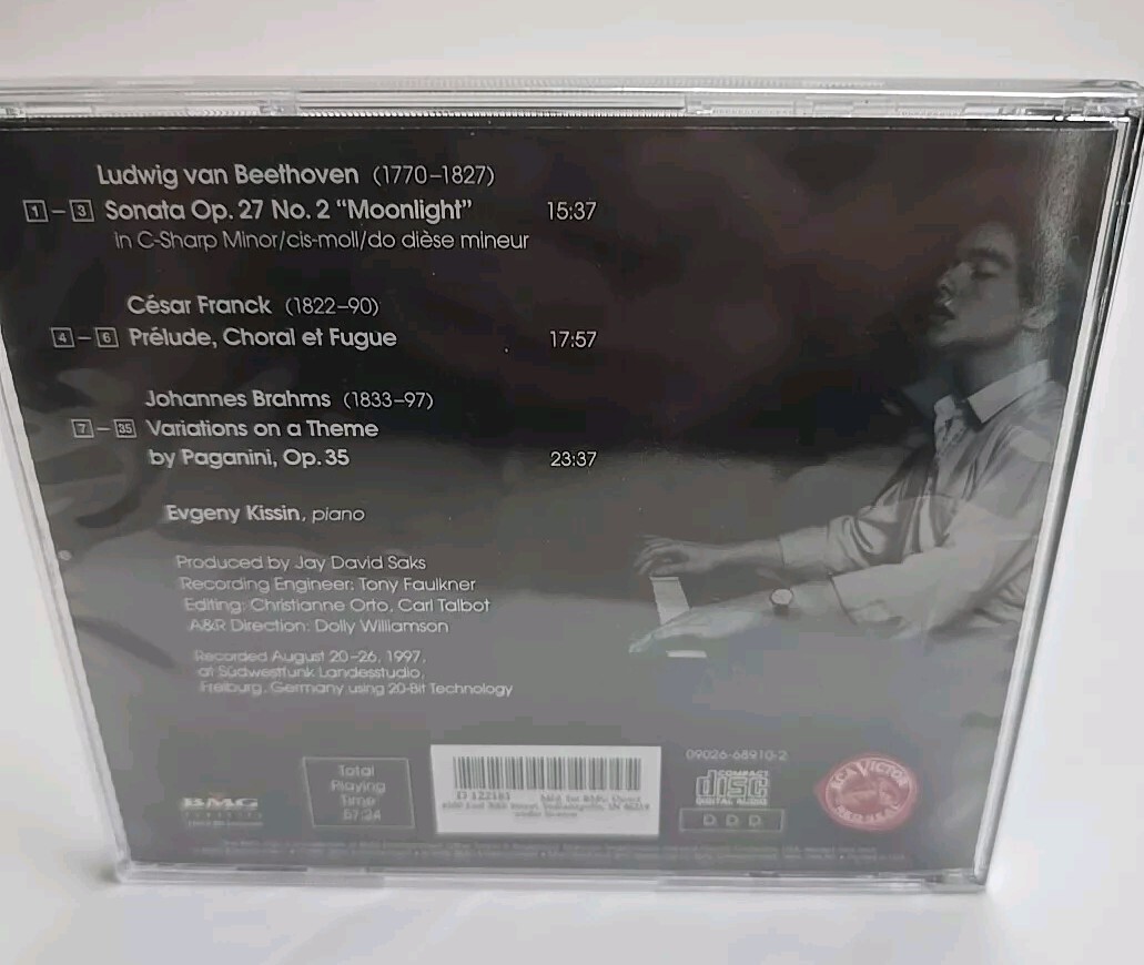 Evgeny Kissin Beethoven Moonlight Sonata Franck Prelude Evgeny Kissin Beethoven Moonlight Sonata Franck Prelude