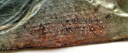 PLACCA DEVOZIONALE - S. CECILIA (da Donatello) - BRONZO - SIGNORINI & INNOCENZI - 第 5/6 張圖片