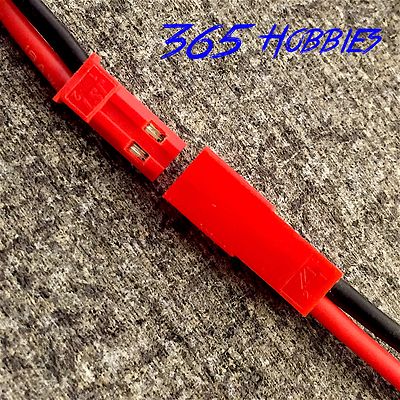 QTY-(3) Male JST/Blade 120SR MQX To Female MSR/Pico E-Flite Adapter - Foto 8