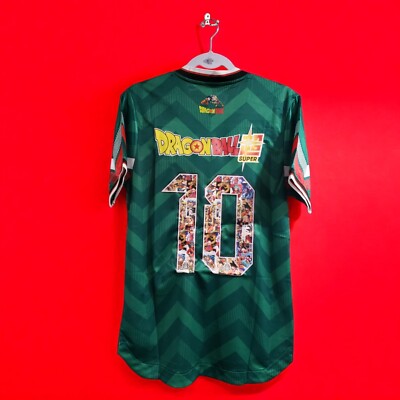 Jersey Adidas MEXICO ANIME Dragon Ball 10 Green 2XL (Run Small)  Slim Fit