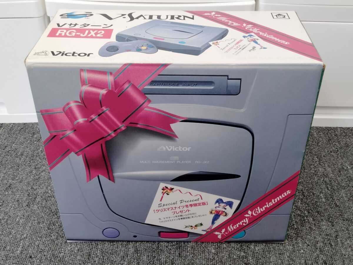 SS SEGA SATURN CONSOLE RG-JX2 V SATURN XMAS NIGHTS LIMITED JPN 