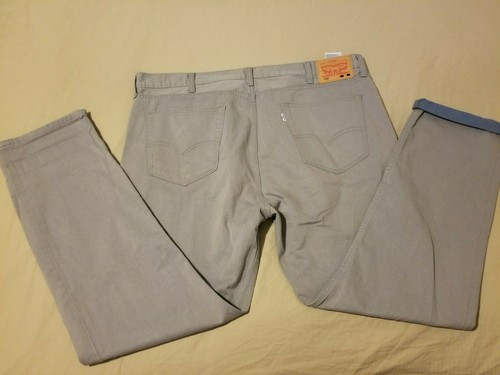 Levis 508 Khaki Jeans Pants 44x32 Big 